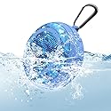 CYBORIS Small Portable Bluetooth Speaker, Portable Shower Speakers IPX7 Waterproof Wireless Floating Pool Mini Outdoor Speakers Handsfree