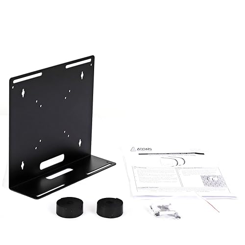 AEONS Universal Wall and VESA Mount | Adjustable Strap Mount for Computers, UPS Units, Cable Boxes, Modems, and Other Electronic Devices | Mounts on