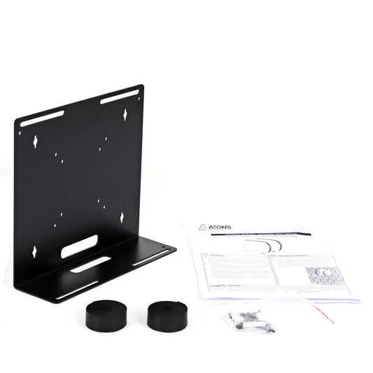 AEONS Universal Wall and VESA Mount | Adjustable Strap Mount for Computers, UPS Units, Cable Boxes, Modems, and Other Electronic Devices | Mounts on