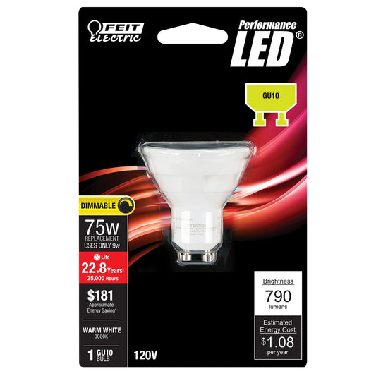 Feit Electric BPMR16/GU10/800/LED Dimmable Spot Light Bulb