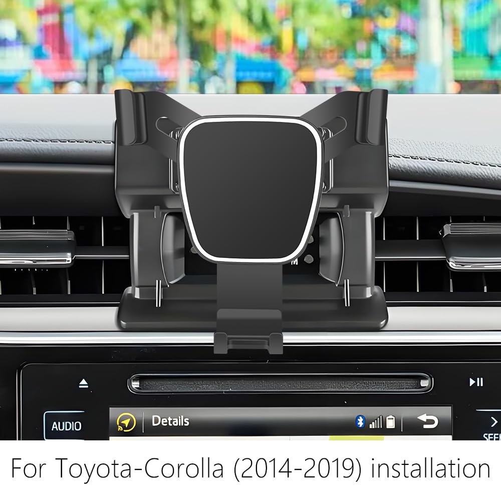 LUNQIN Car Phone Mount Holder for Toyota Corolla 2014 2015 2016 2017 2018 2019 Auto Accessories Navigation Bracket Interior Screen Decoration Dash
