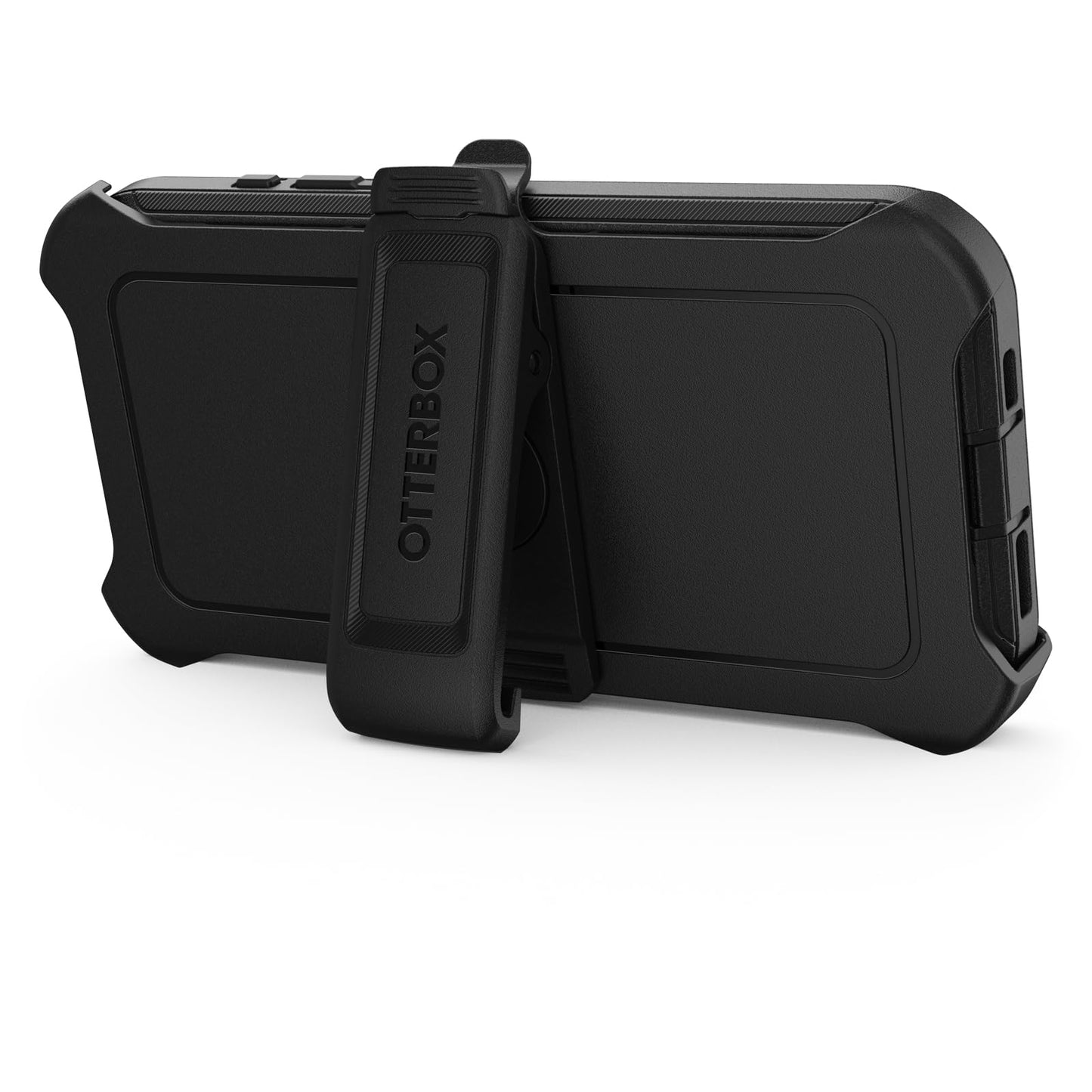 OtterBox iPhone 15 Pro (Only) Defender Series Case - Black, screenless, Rugged & Durable, with Port Protection, Includes Holster Clip Kickstand