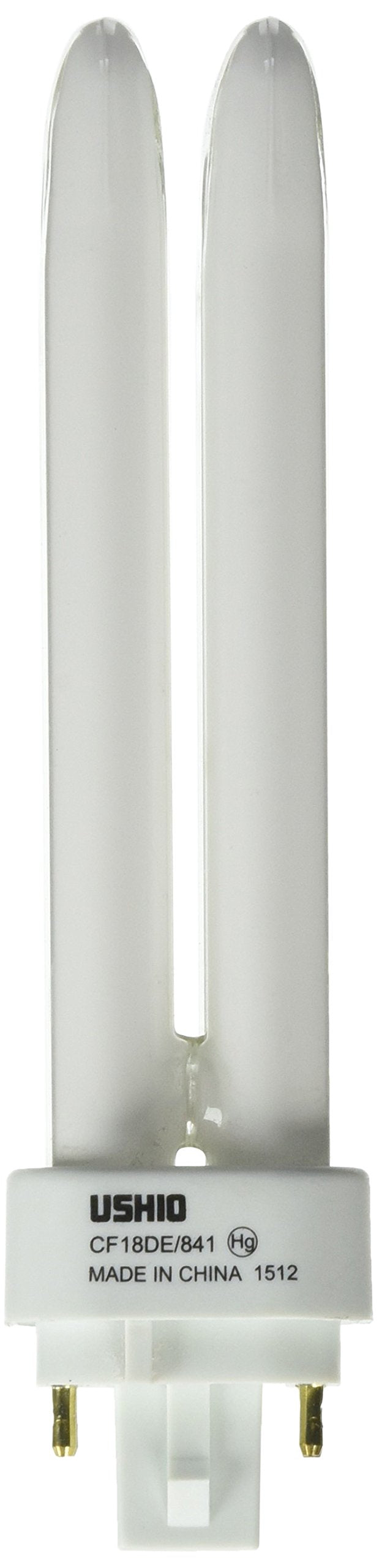 Ushio BC8853 3000136 - CF18DE/841-18W - 4 Pin G24q-2 Base - 4100K - CFL Bulb