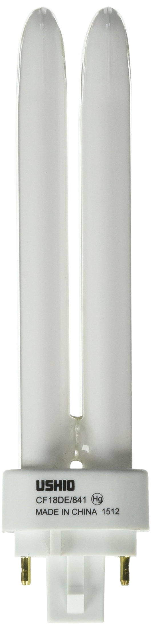 Ushio BC8853 3000136 - CF18DE/841-18W - 4 Pin G24q-2 Base - 4100K - CFL Bulb