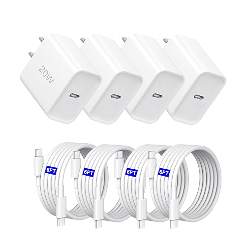 USB C Charger Block?Fast Charging Wall Charger USB C Power Adapter?Type C Brick Cube with 6FT Cable for iPhone 17/17 Plus/17 Pro Max/16/16 Plus/16