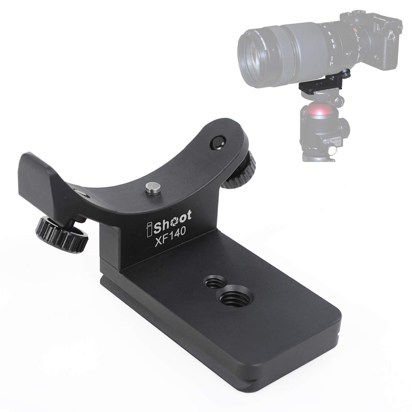 iShoot Lens Collar Base Tripod Mount Ring Replacement Foot Stand Compatible with Fujifilm Fuji XF 100-400mm f/4.5-5.6 R LM OIS WR Lens 16501109