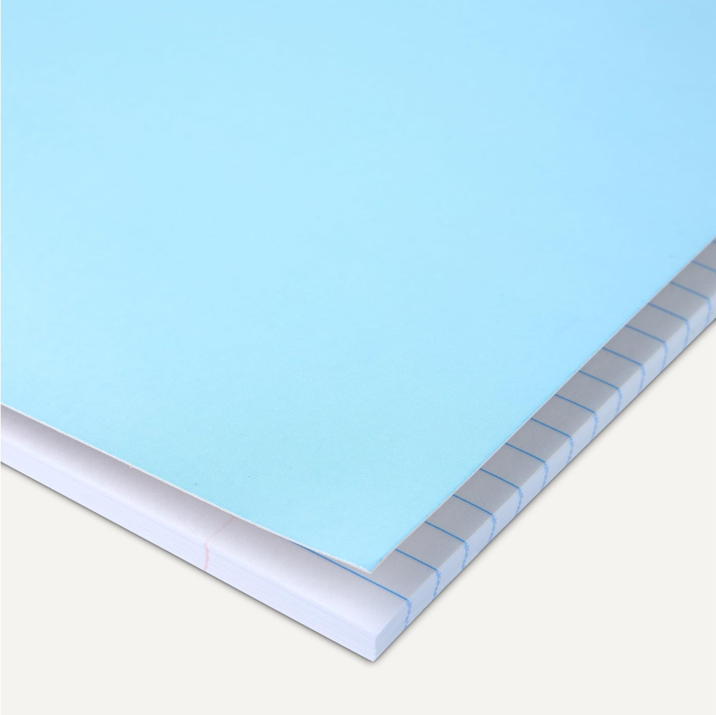 Amazon Basics Wide-Ruled Spiral Notebooks with Perforated Pages, 70 Sheets, 8" x 10.5", Light Blue, 2-Pack