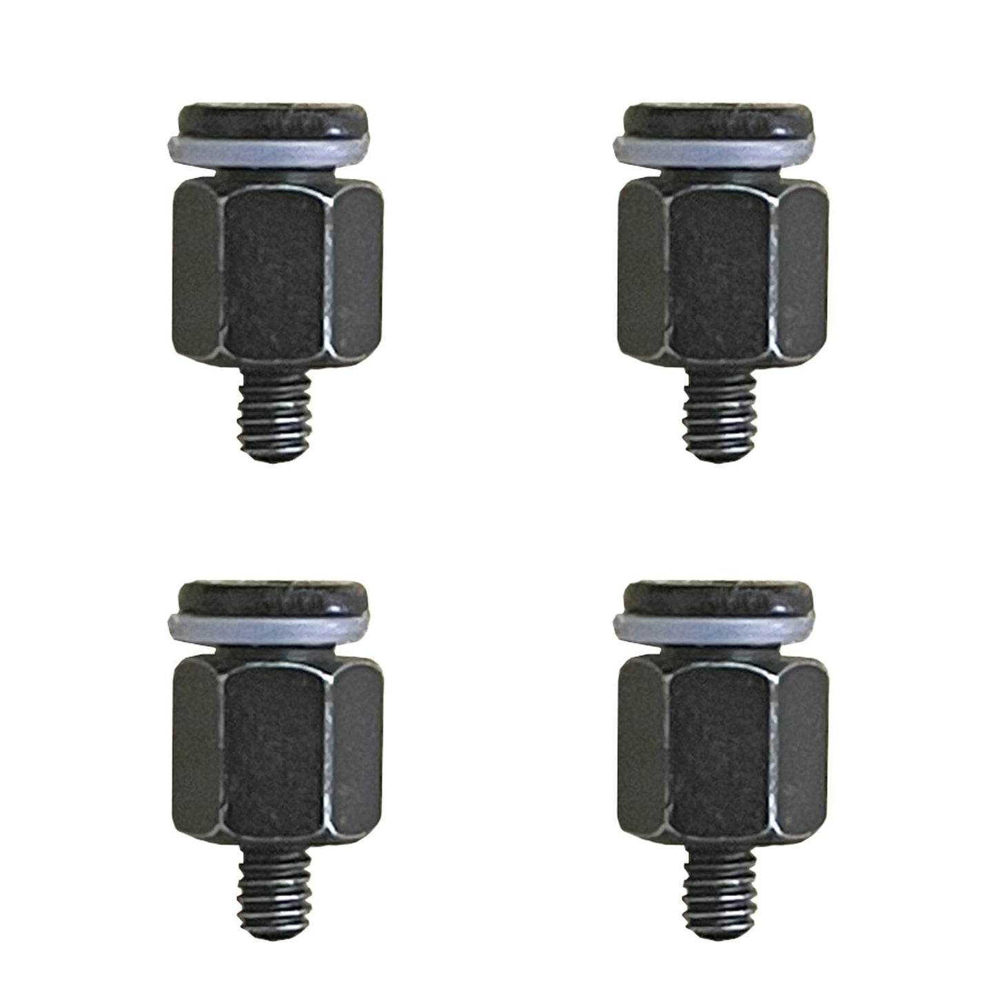 Awxlumv M.2 Screw Kit for ASUS Motherboard, Replacement M.2 SSD Mounting Screws with Standoffs, Screwdriver, 4 Sets Black, Compatible with NVMe NGFF