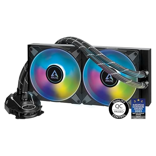 ARCTIC Liquid Freezer II 280 A-RGB - Multi-Compatible All-in-One CPU AIO Water Cooler with A-RGB, Efficient PWM-Controlled Pump, Fan Speed: 200-1900