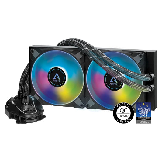 ARCTIC Liquid Freezer II 280 A-RGB - Multi-Compatible All-in-One CPU AIO Water Cooler with A-RGB, Efficient PWM-Controlled Pump, Fan Speed: 200-1900