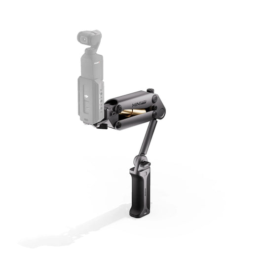 Tilta Hydra Alien Mini Handheld Kit - Titanium Gray | Compatible with DJI Pocket 3, and other action cams/smartphones | Hydraulic Damping | Adjustable