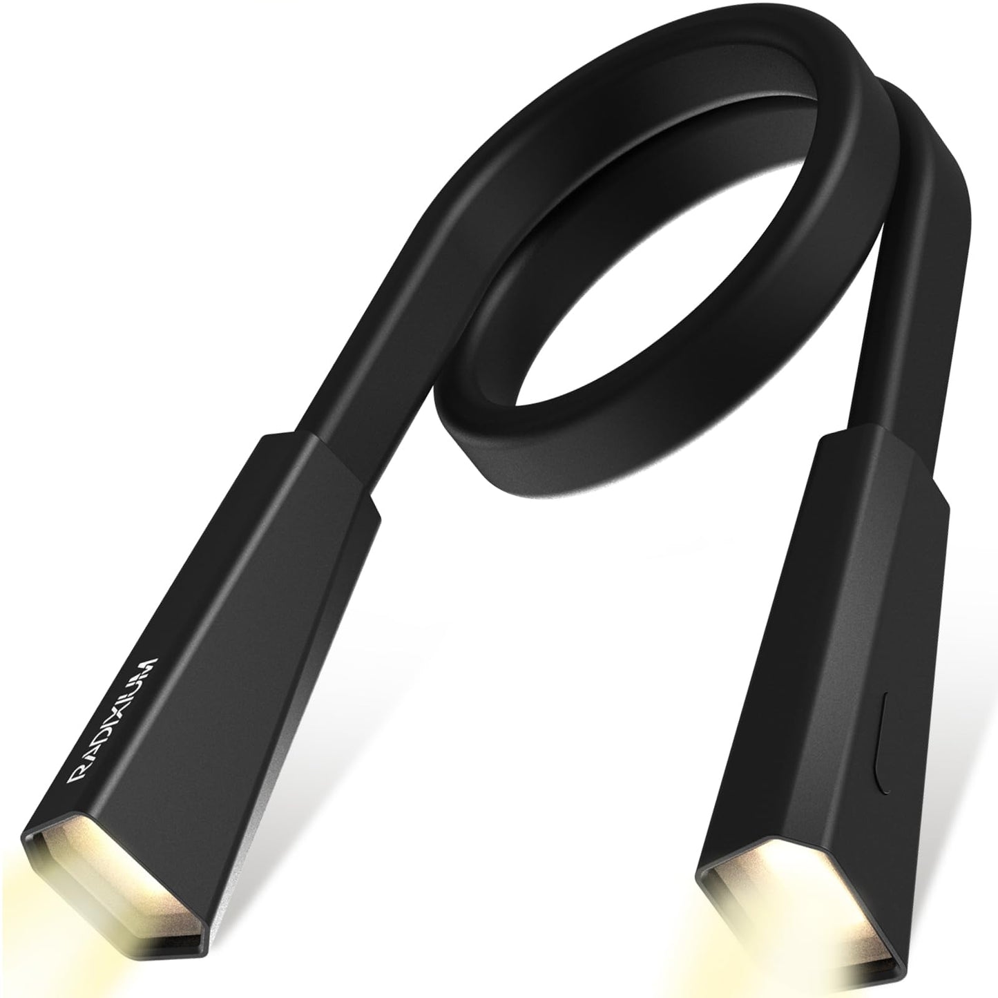 RADIXIUM LED Neck Reading Light, Book Light for Reading in Bed, 2 Colors, 4 Brightness Levels, Bendable Arms, Rechargeable, Long Lasting,Comfortable