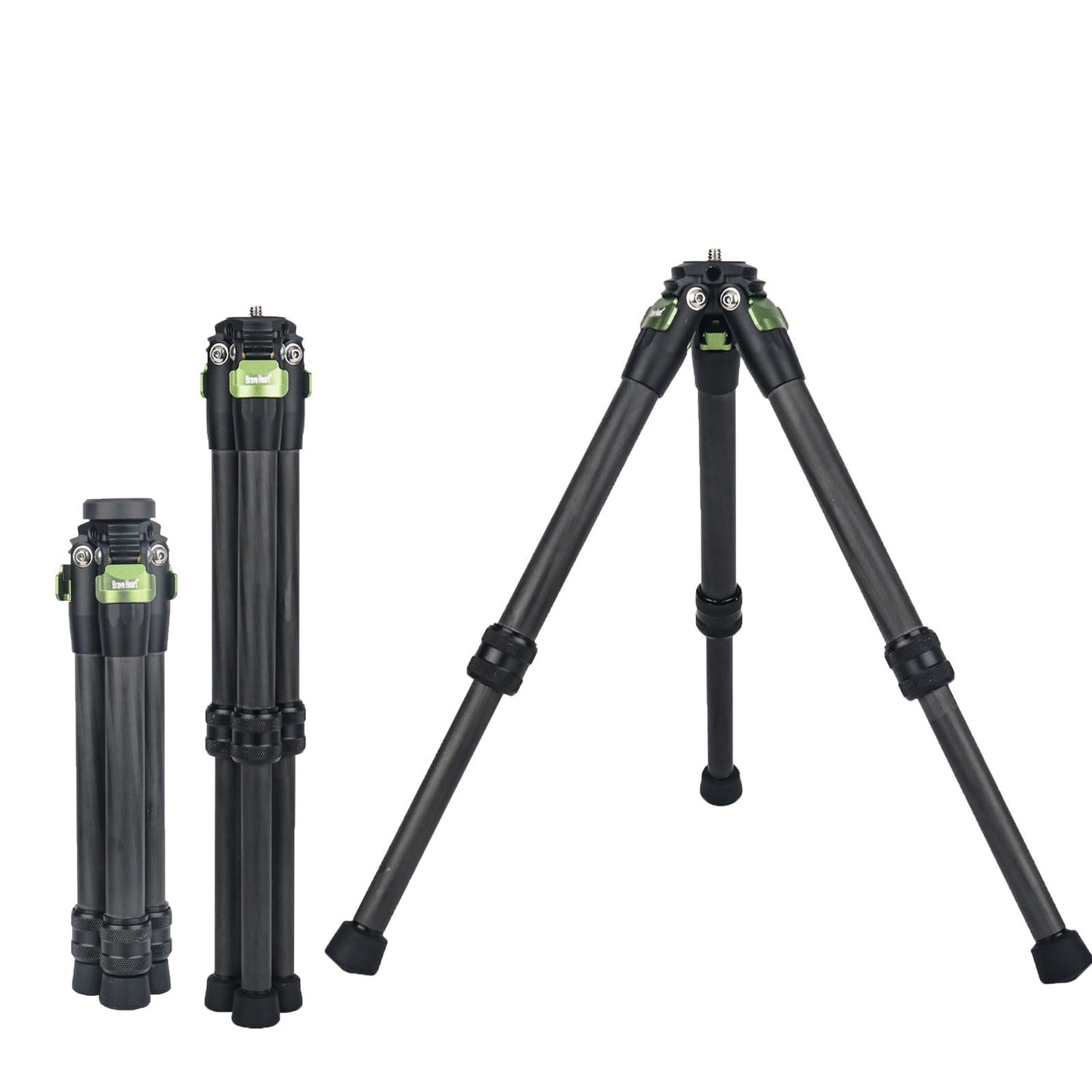 Liuliron Table Desk Carbon Fiber 3model Micro Desktop Mini Tripod for Insta360 Insta 360 X5 X4 X3 X2 R X GO 2 one R RS Camera Accessories (Green)