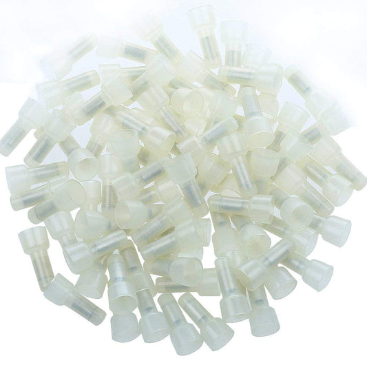 Crimp Cap Nylon Connector 16/14 Gauge Long Neck -100-Pack