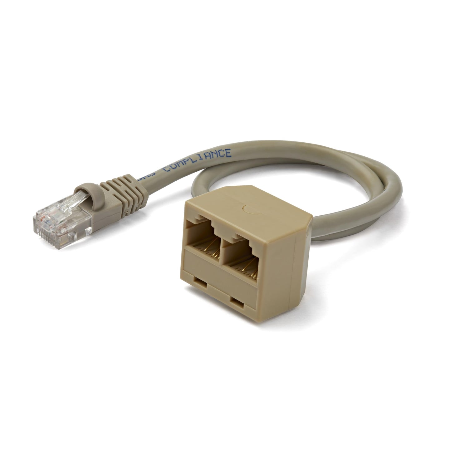 StarTech 2-to-1 RJ45 Network Splitter/Combiner, 10/100Mbps (RJ45SPLITTER)