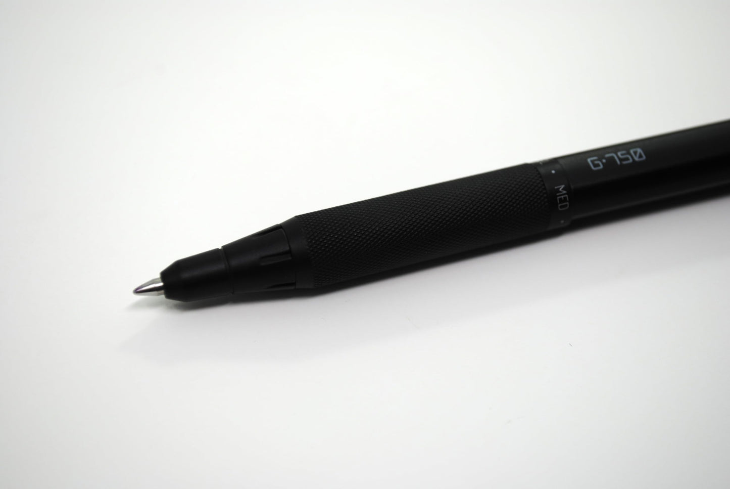 Zebra Pen G-750 Black Brass Retractable Gel Pen, Black Ink, 0.7mm, 2-Pack