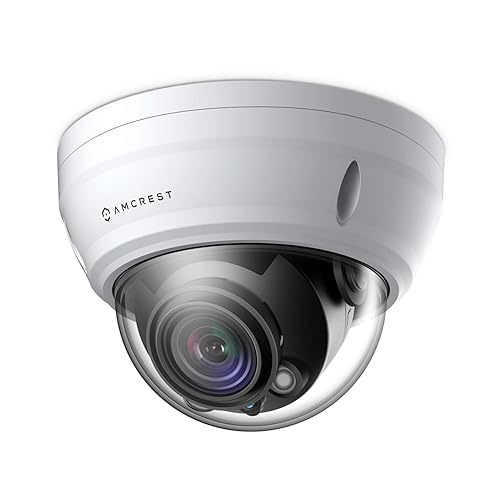 Amcrest UltraHD 4K Varifocal PoE Dome Outdoor Security Camera, 4K (8-Megapixel) 3840x2160P, 164ft Night Vision, 4X Optical Zoom, Motorized Varifocal