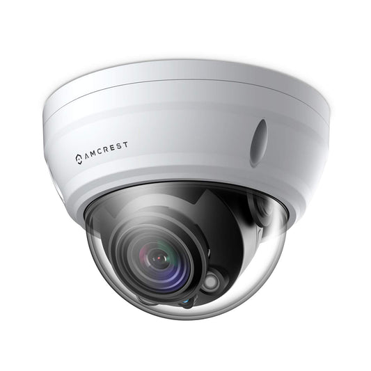 Amcrest UltraHD 4K Varifocal PoE Dome Outdoor Security Camera, 4K (8-Megapixel) 3840x2160P, 164ft Night Vision, 4X Optical Zoom, Motorized Varifocal