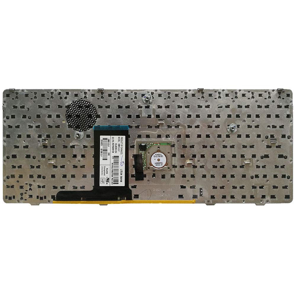 Laptop Replacement Keyboard Fit HP EiteBook 2560P 2570P 638512-DJ1 SG-45200-X2A US Layout with Frame Small Enter Key