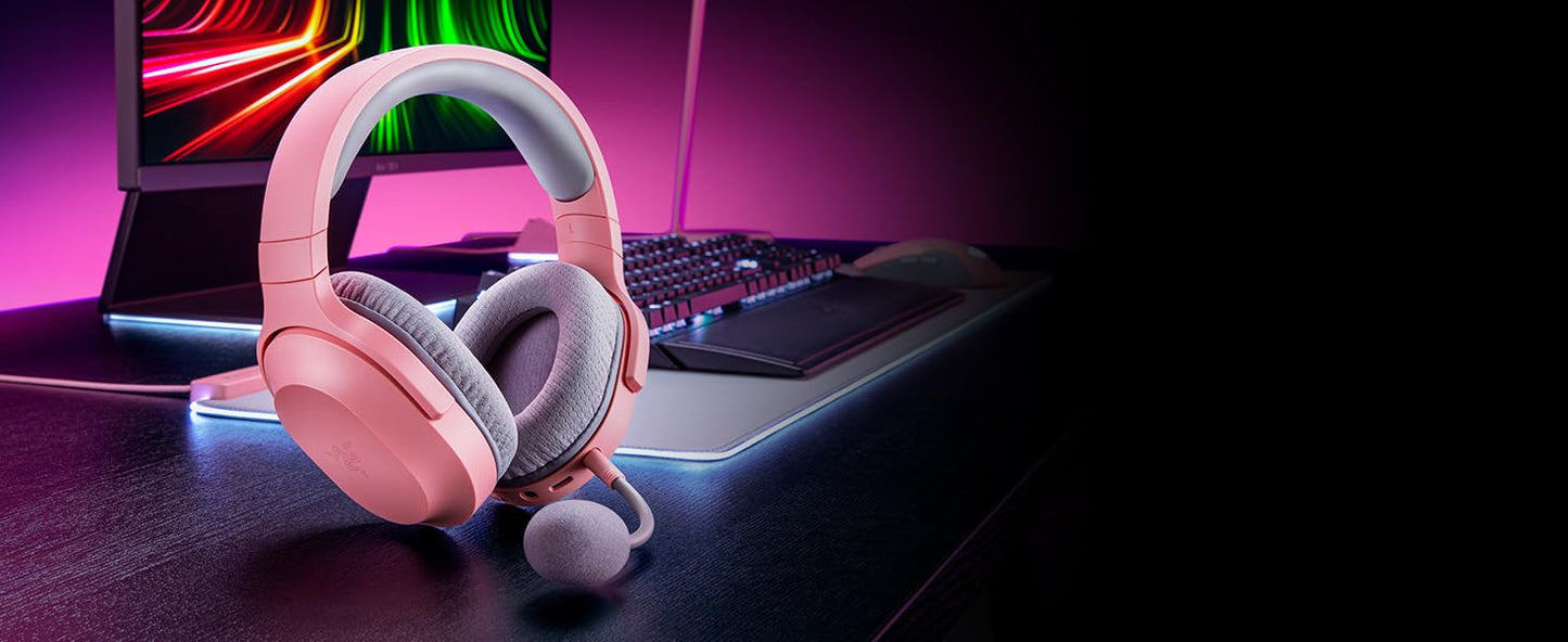 Razer Barracuda X Wireless Gaming & Mobile Headset (PC, Playstation, Switch, Android, iOS): 2022 Model - 2.4GHz Wireless + Bluetooth - Lightweight