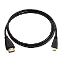 POWE-Tech 1080P Mini HDMI A/V TV Video Cable for Sony CyberShot DSC-WX9 v DSC-HX9 v Camera, 4 FEET