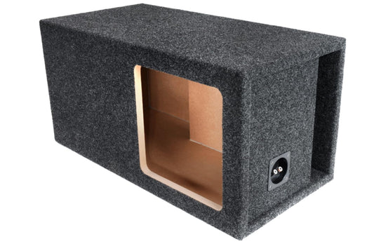 Atrend 10” Single Vented SPL Subwoofer Speaker Enclosure - Subwoofer Box Designed and Engineered for Kicker Solo-Baric Model L5 & L7 Subwoofers - High Audio Quality, Sound & Bass - Latest Technology