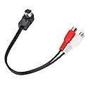 AUX Cable for Sony Headunit Jlink to Aux Input Two RCA Female Cable