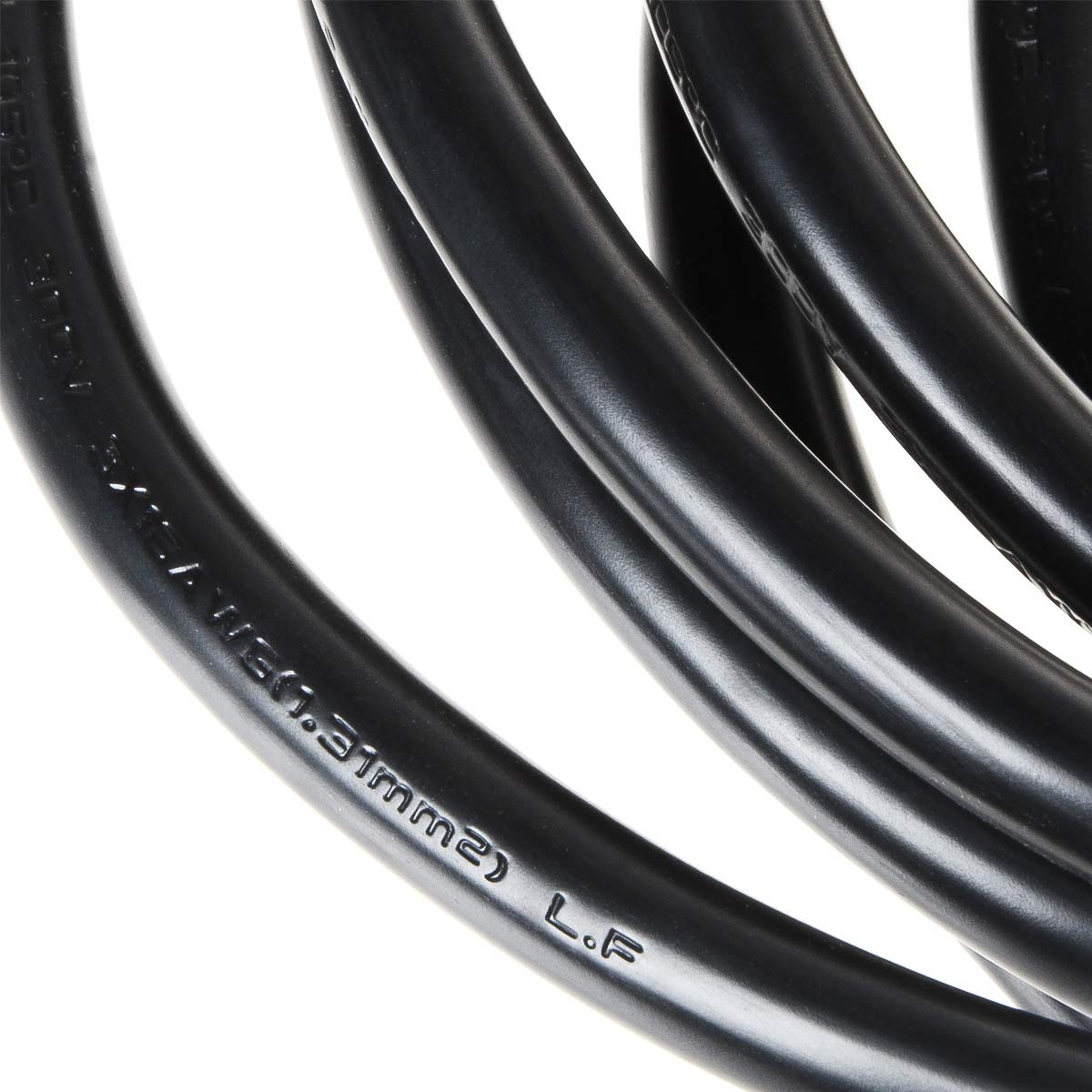10ft 16 Gauge 3 Prong Heavy Duty Replacement Power Supply Cord Cable 110V 115V 120V Pigtail for Universal AC Appliance, NEMA 5-15P Plug US SJT 16AWG