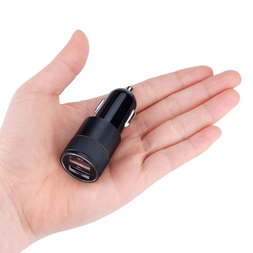 Car Charger,Sicodo 3.4A 2 Pack USB Smart Port Charger Compatible with iPhone 16 15 14 13 12 11 SE X 8 Pro, Pro Max, Plus, Samsung Galaxy S24 S23 S22
