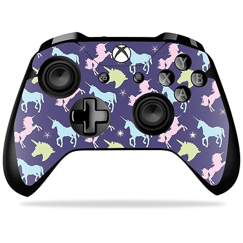MightySkins Skin Compatible with Microsoft Xbox One X Controller - Unicorn Dream | Protective, Durable, and Unique Vinyl Decal wrap Cover | Easy