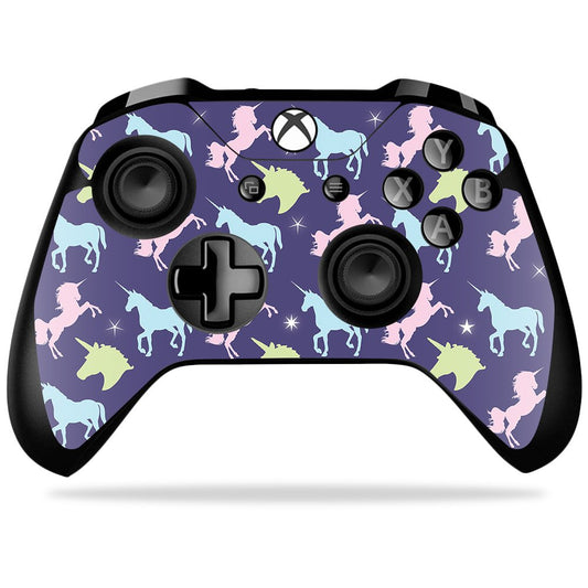 MightySkins Skin Compatible with Microsoft Xbox One X Controller - Unicorn Dream | Protective, Durable, and Unique Vinyl Decal wrap Cover | Easy
