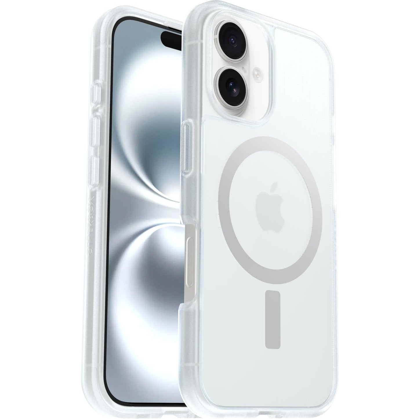 OtterBox iPhone 16 React Series Case - Clear - Ultra-Thin, Stylish Minimalist iPhone Case, MagSafe Compatible