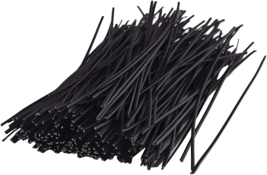 LAVZAN 4inch?500pcs?Black Twist Ties/Twist Tie/Cable Ties/Cable Tie