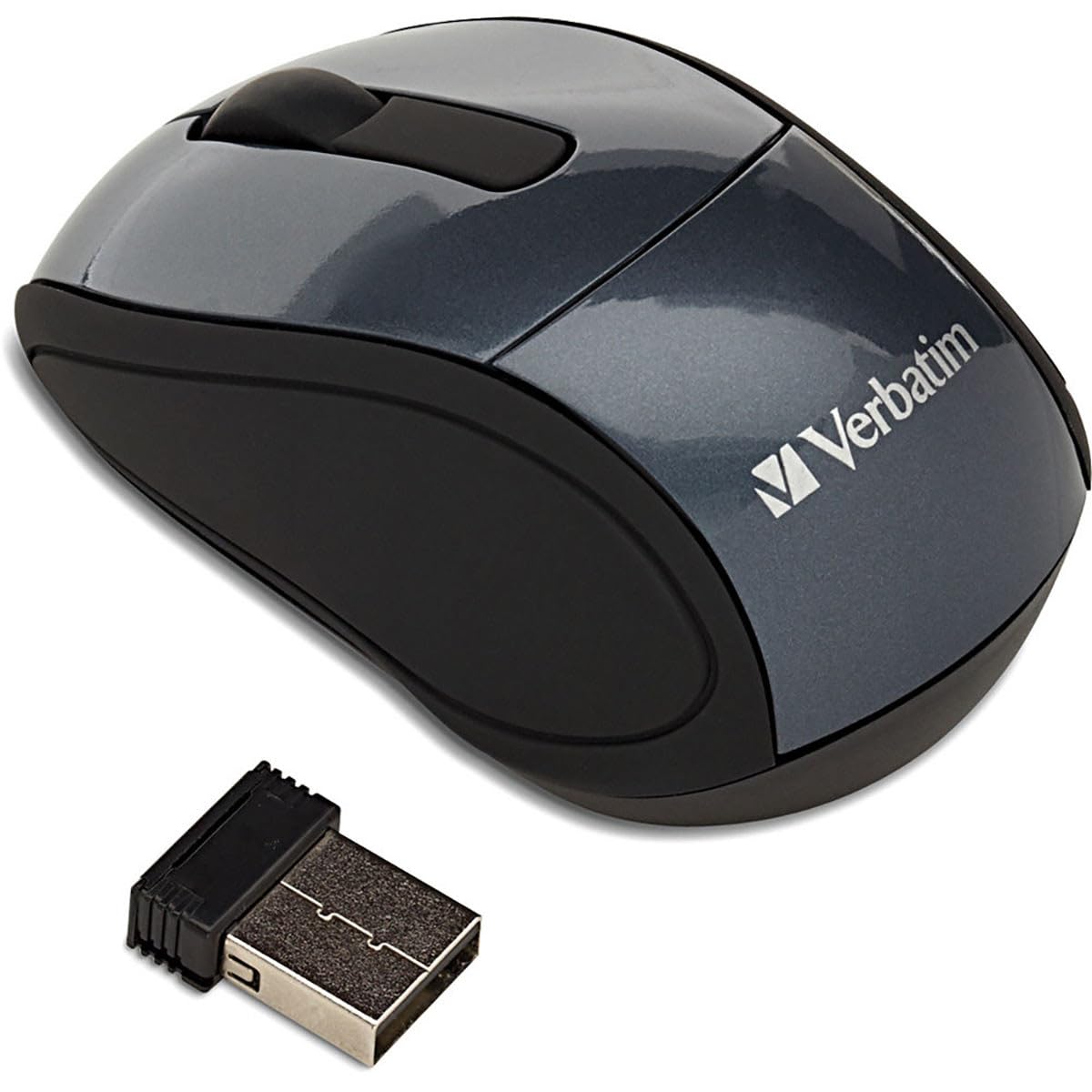 VERBATIM 97470 Wireless Mini Travel Mouse (Graphite)