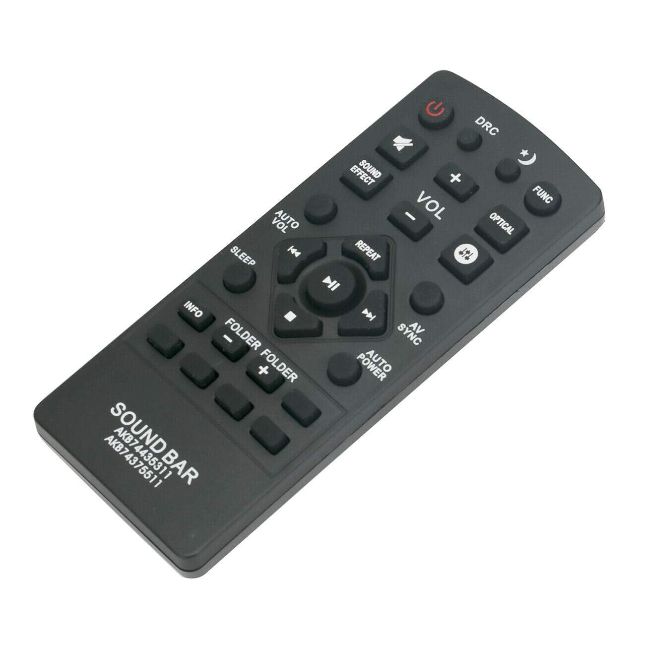 Replacement Remote Control AKB74435311 AKB74375511 for LG Soundbar LAS751M, LAS950M, LASC55, S45A1-D, S55A1-D, S55A2-D