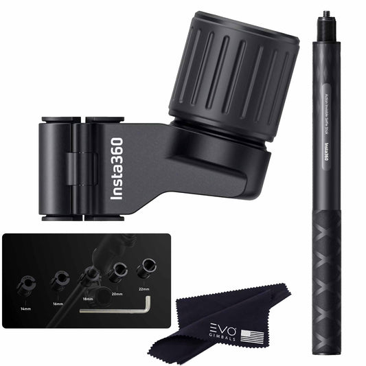 Insta360 Ski Pole Mount for Action Cameras, compatiable with Insta360 X5/X4 Air/X4/X3/ ACE/ACE PRO2/X2, GoPro Hero13/12/11/MAX2, DJI OSMO 360 Action