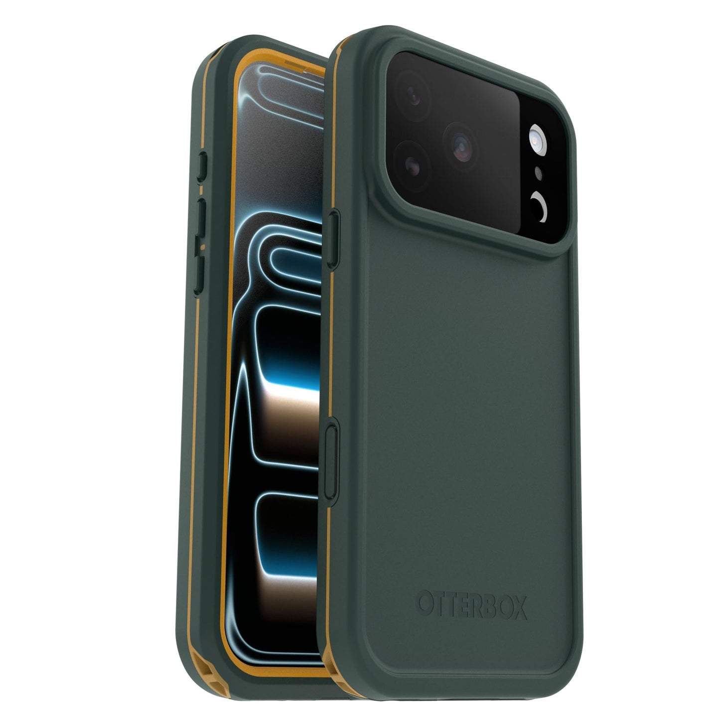 OtterBox iPhone 17 Pro Max FR? Series Waterproof Case - Submerge Green - Waterproof iPhone Case up to 2 Meters, IP68, Phone Case