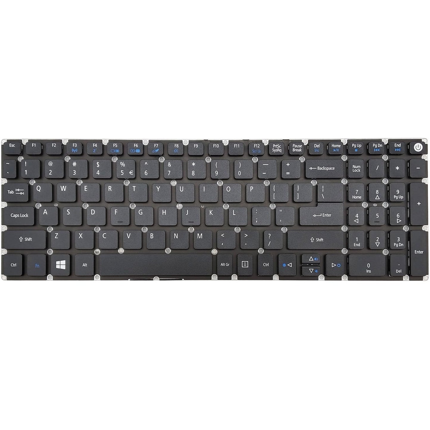 PAEBAI+ Replacement Laptop Keyboard for Acer Aspire E5-573 E5-573G E5-573T E5-573TG E5-574 E5-574G E5-574T E5-574TG E5-575 E5-575G E5-575T E5-575TG