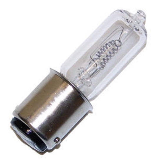 10 Qty. Halco 130V 100W T4 BA15D Prism Q100CL/DC 100w 130v Halogen Clear Lamp Bulb