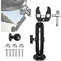 Trolling Motor Stabilizer Mount Support, Tough-Claw Boat Trolling Motor Shaft Reduces Bounce, 360° Adjustable, Fits to 0.6" to 2" Diameter Bar