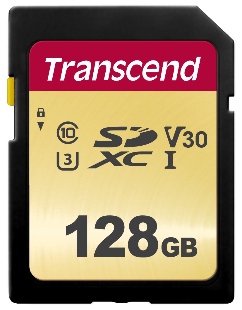 Transcend 128GB SDXC/SDHC 500S Memory Card TS128GSDC500S