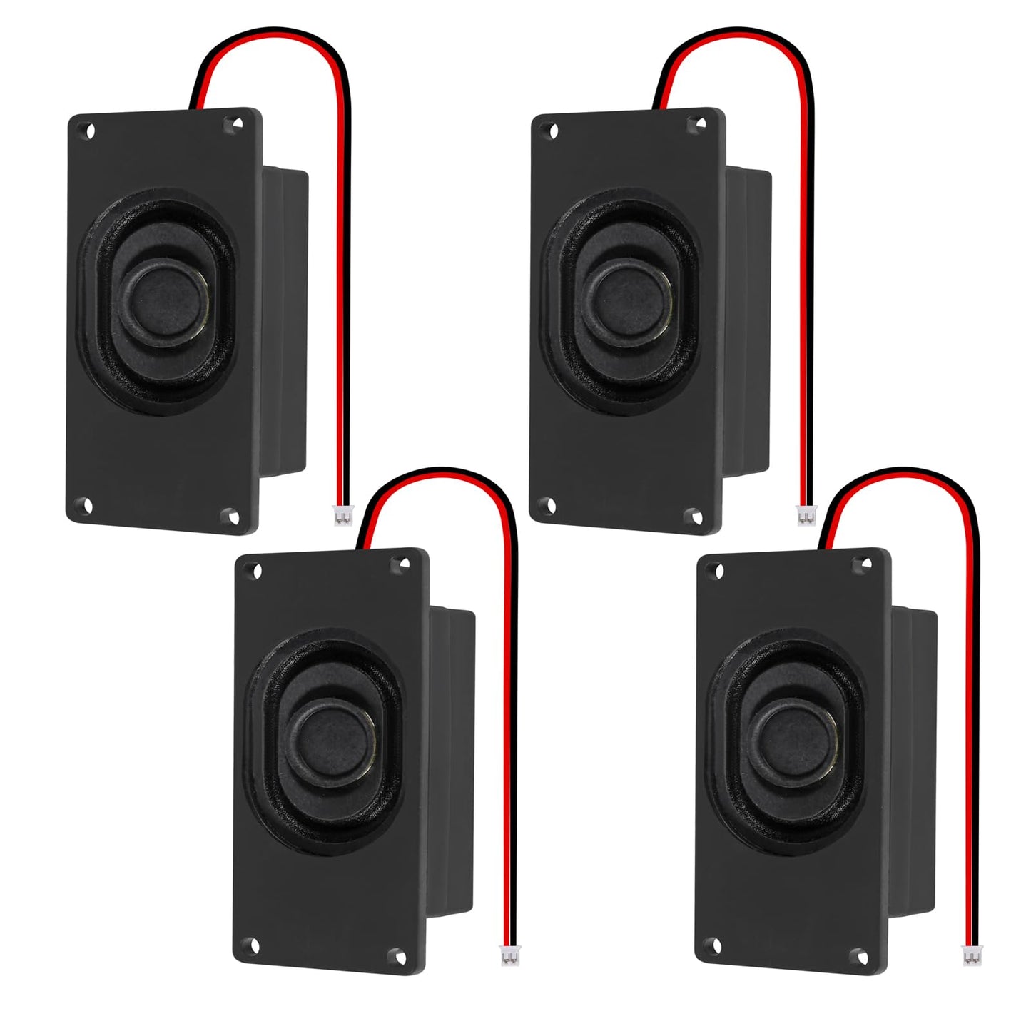 4Pcs Audio Speaker 5 Watt 8 Ohm Speaker 8ohm 5W Loundspeaker JST-PH2.0 Interface Speaker for Small Electronic Projects Advertising Machines LCD TV