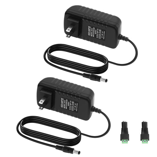 Aclorol 24V 1A Power Supply Adapter 24W AC 100V-240V to DC 24volt Power Converter Wall Charger Transformer 1000mA 800mA 600mA 400mA 5.5X2.1mm/2.5mm…