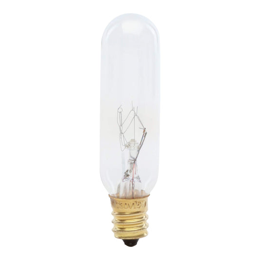 Feit Electric BP15T6-130 15-Watt T6 Tubular Incandescent Bulb with Candelabra Base, Clear, 2.9" L x 0.7" D