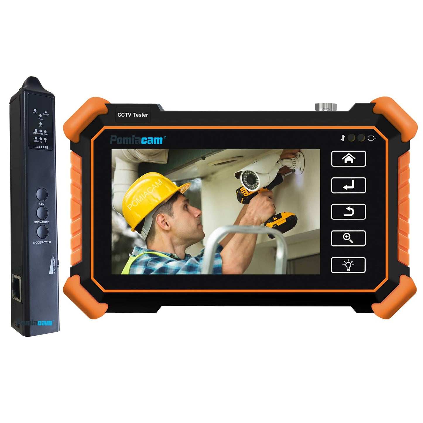 IP Camera Tester IPC-1910 Plus 4 inch Touch Screen IPC Tester 8K IP Camera Test 4K 8MP Coax AHD CVI TVI Display Video MonitorSupport H.265 POE PTZ