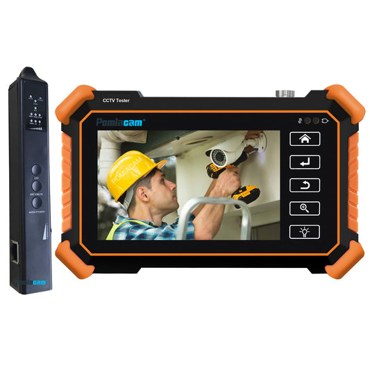 IP Camera Tester IPC-1910 Plus 4 inch Touch Screen IPC Tester 8K IP Camera Test 4K 8MP Coax AHD CVI TVI Display Video MonitorSupport H.265 POE PTZ