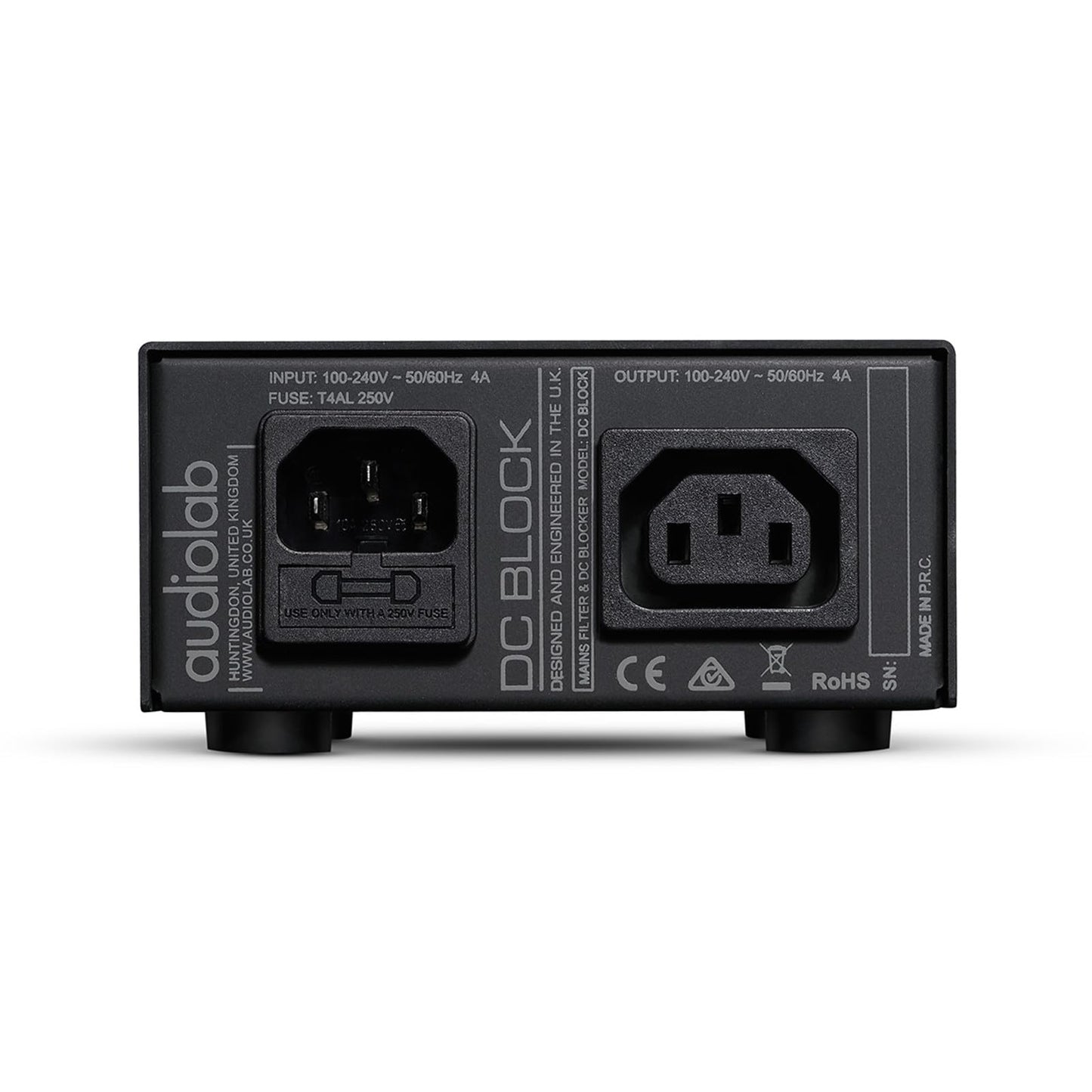 Audiolab DC Block Audio Grade Mains Filter & Direct Current Blocker (Black)