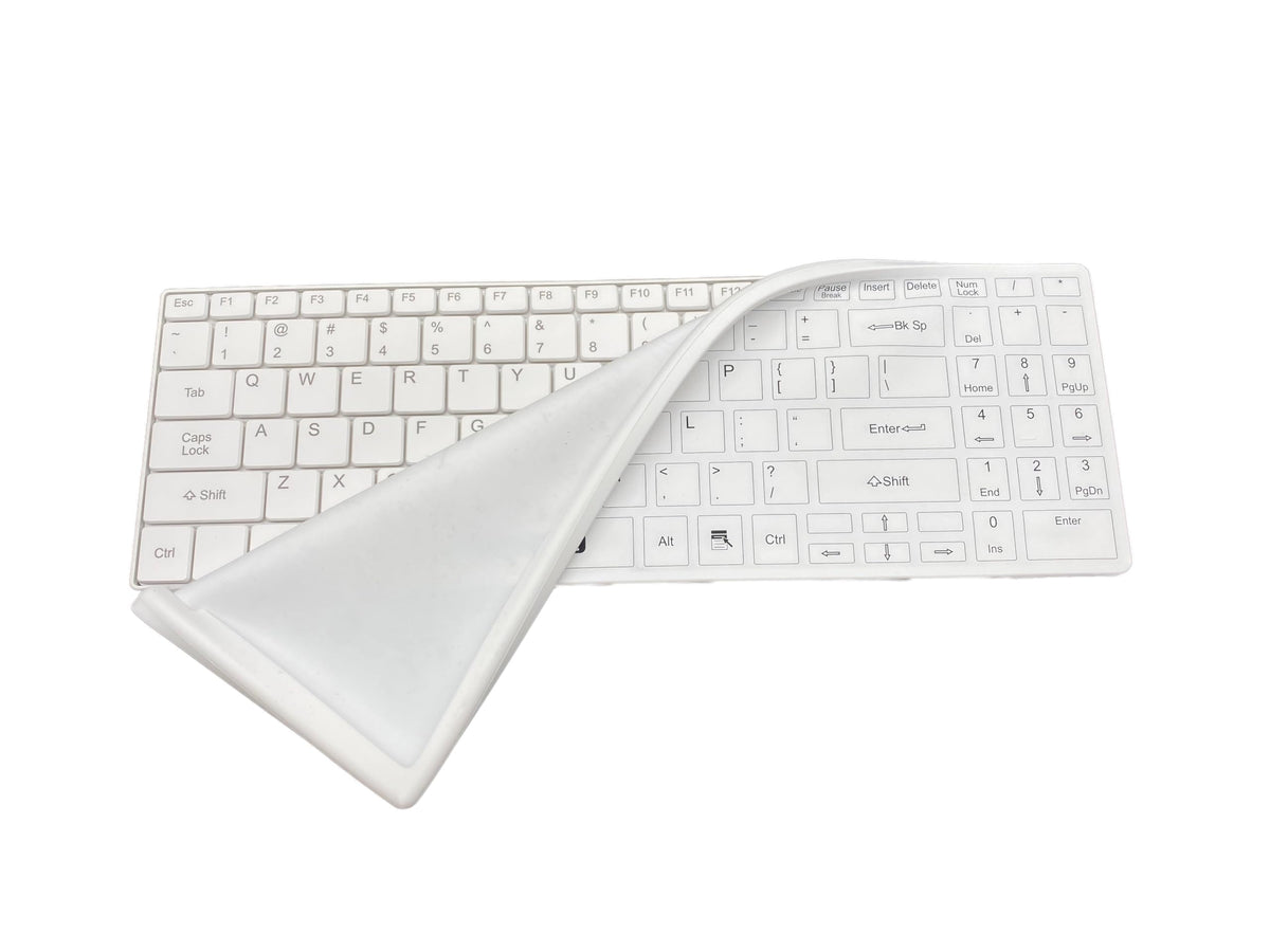 Man & Machine Its Cool Keyboard Fitted Drape - White