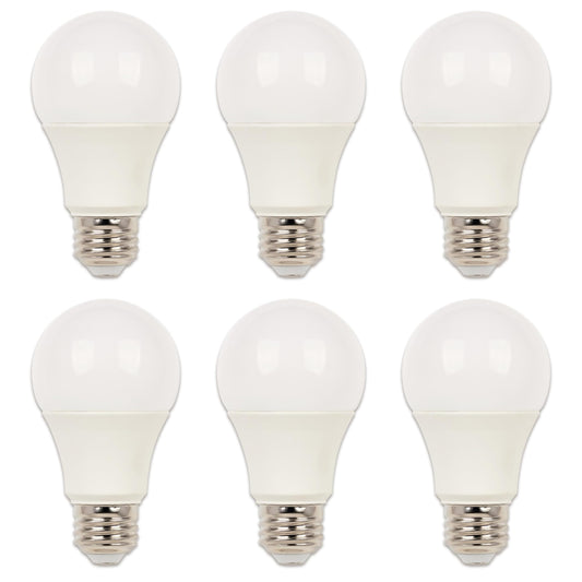 Westinghouse 5228120 14 Watt (100 Watt Equivalent) A19 Bright White LED Light Bulb, Medium Base, 6 Pack