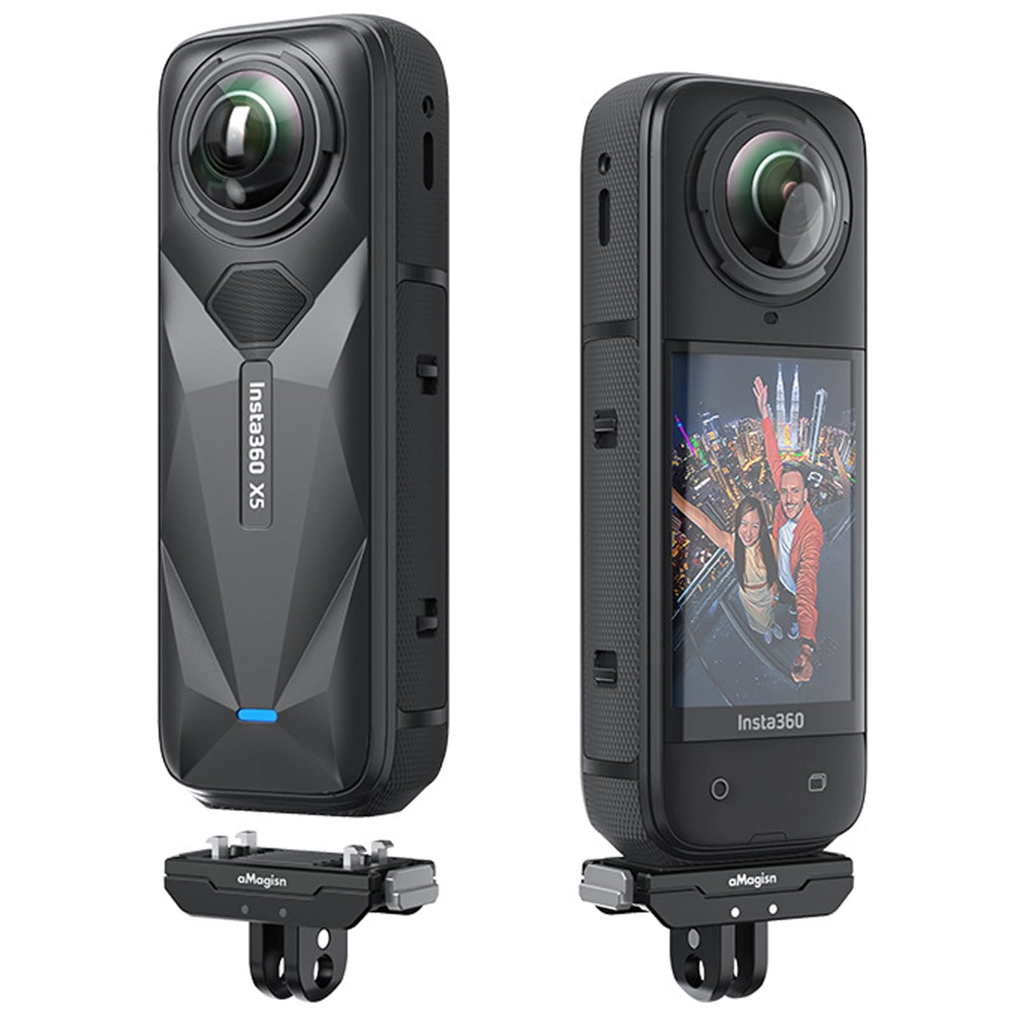 Honlyn Metal Magnetic Mount Compatible with Insta360 X4 Air/X5/ Ace Pro 2/Ace Pro Quick Release Adapter